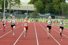 Girls under-13s 200 metres, 2019 North Eastern Track and Field Champs., Middlesbrough. Photo:  David T. Hewitson/Sports for All Pics